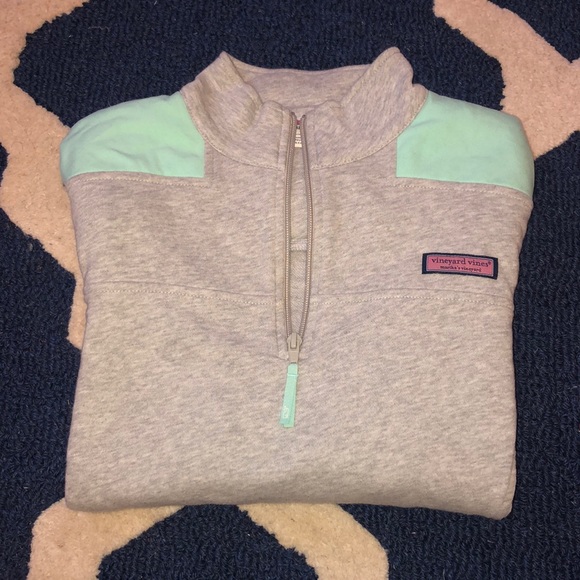 Grey & Teal Vineyard Vines Shep Shirt - Picture 2 of 5
